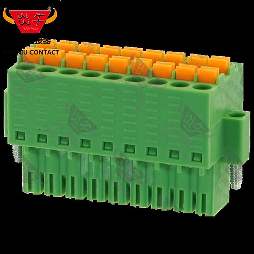 3.5mm双层回拉插拔式PCB接线端子台KF2EDGKEHM连接器凤凰铜接线柱