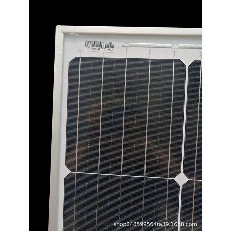 300W320W单晶太阳能电池板渔船家用24V蓄电池充电光伏并离网组件