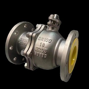 2205双相钢法兰球阀Q41F-16V/25V/64V2507高压酸碱高温特材不锈钢
