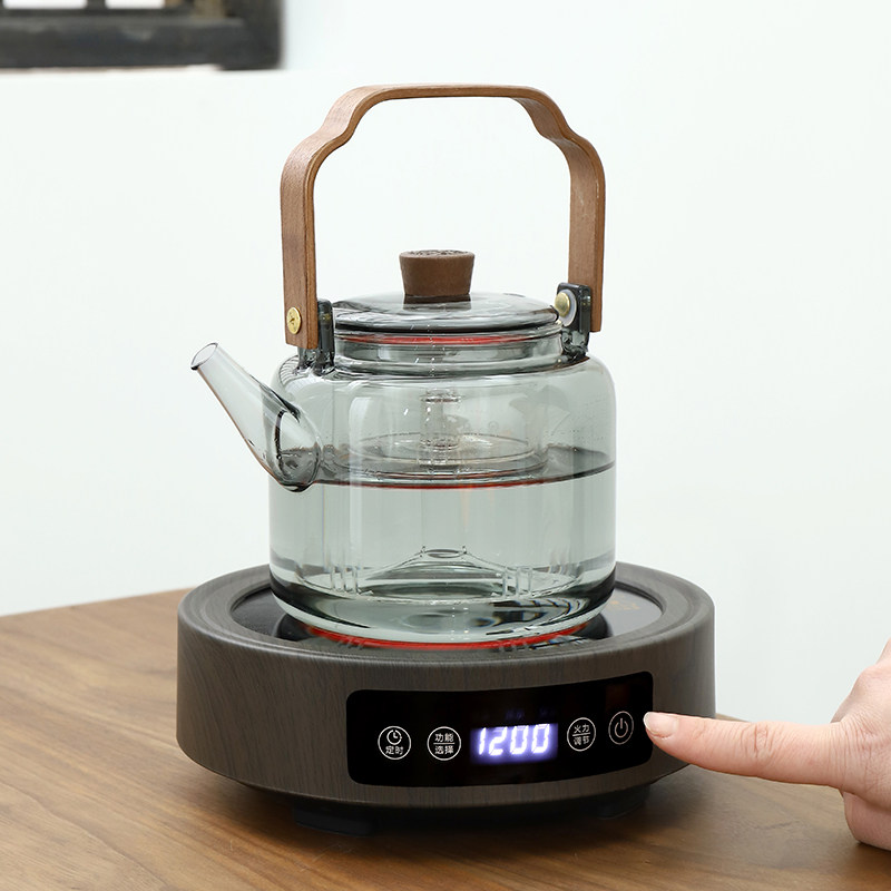 黑晶炉泡茶炉迷你小型家用煮茶器静音玻璃壶铁壶泡茶光波炉非电磁
