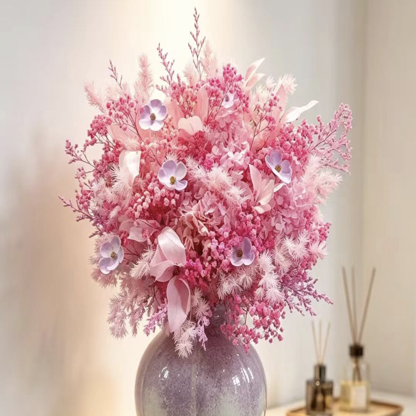 【单独发货，不与鲜花拼单】永生花【胭脂雪】一单包邮