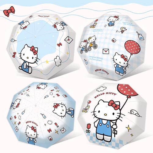 正版Hellokitty自动伞晴雨两用伞