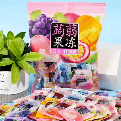 巧遇心休闲食品零脂蒟蒻果冻