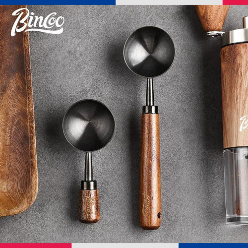 Bincoo胡桃木柄咖啡豆量勺