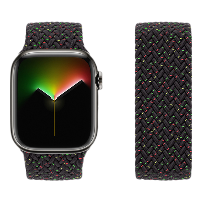 适用苹果iwatch官网同款编织表带