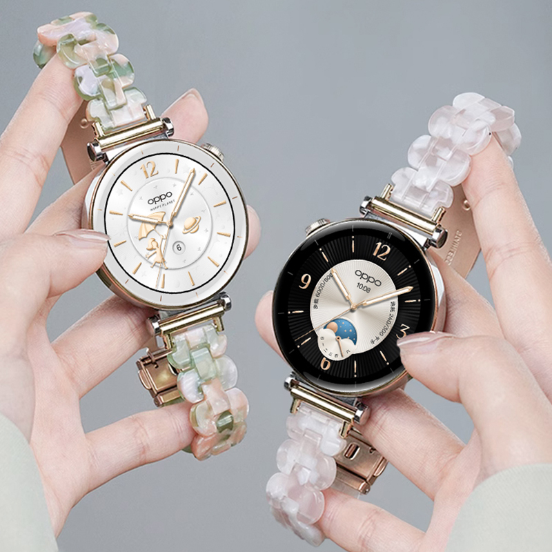 适用OPPOWATCH X2MINI椭圆树脂表带oppo X2 mini智能手表X2孙颖莎