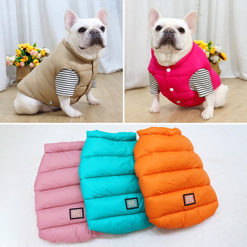 法斗巴哥斗牛犬夹克马甲外套