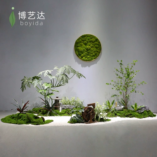 Искусственное растение подходит для лестницы, напольный декор для отеля