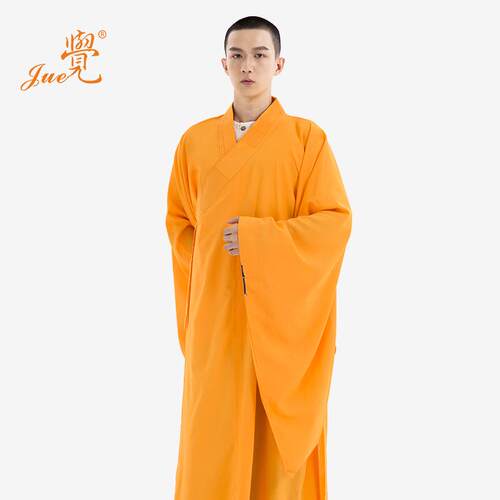 特价觉牌僧服台湾麻纱海清海青居士服不透明男女僧衣禅修服