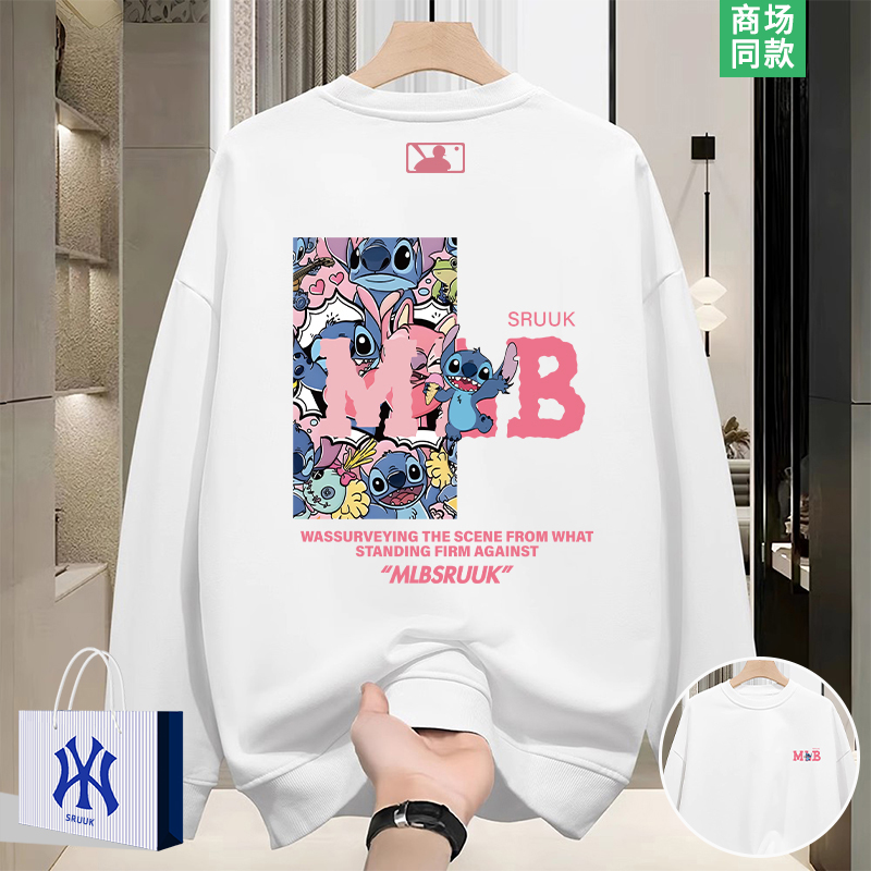 史迪仔联名卫衣女士情侣长袖