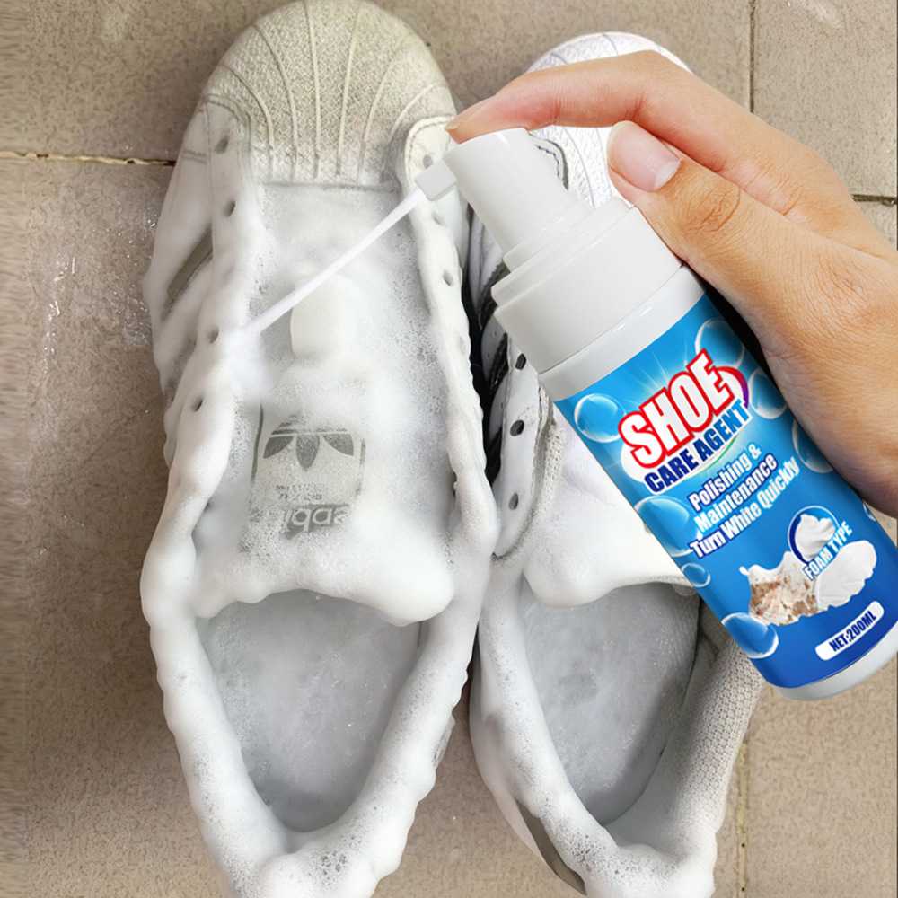 小白鞋洁剂鞋子慕斯洗剂去污洗鞋软刷鞋神器干洗泡沫免洗水洗