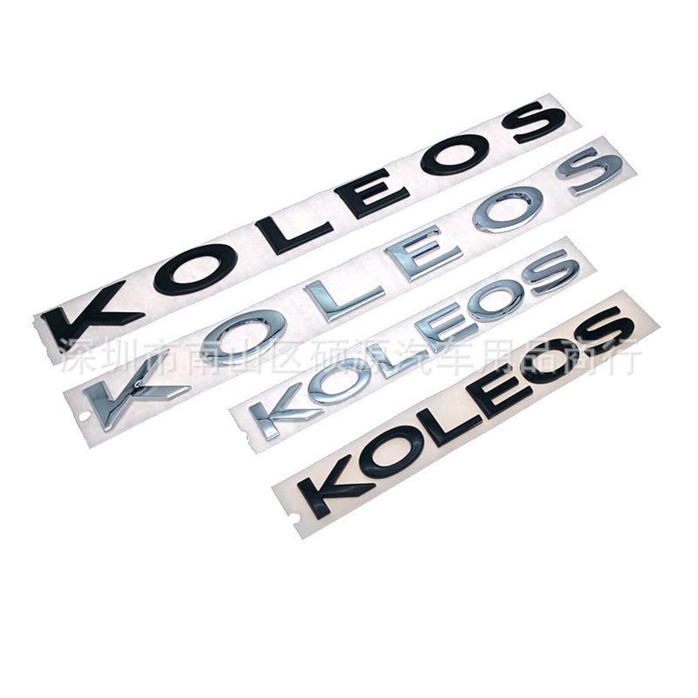 适用于雷诺科雷傲改装KOLEOS后备箱车标KOLEOS英文字母标志车身贴