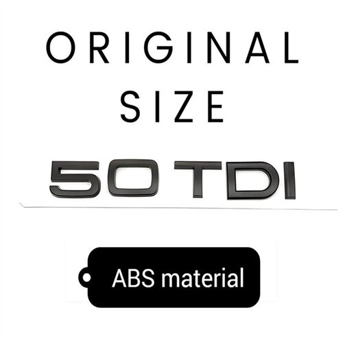 适用于奥迪A3A5Q3Q5Q7改装30TDI 35 40 45 50TDI后尾标排量标车贴