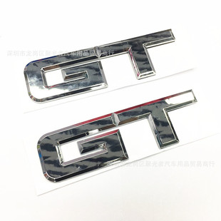 适用于新款福特野马5.0车标 侧标GT后尾标改装车贴标贴字牌排量标