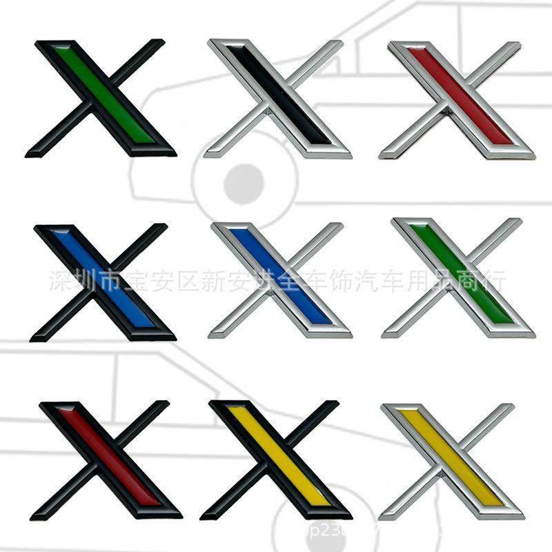 适用于汽车改装X字母个性