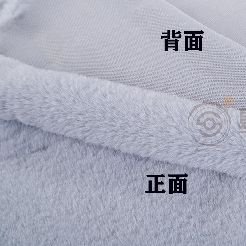 仿兔毛布料面料 工厂现货毛绒面料服辅料 500G针织面料玩具绒