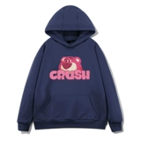 Tide, клубника, осенняя мультяшная толстовка с капюшоном, японская милая куртка, коллекция 2023, оверсайз