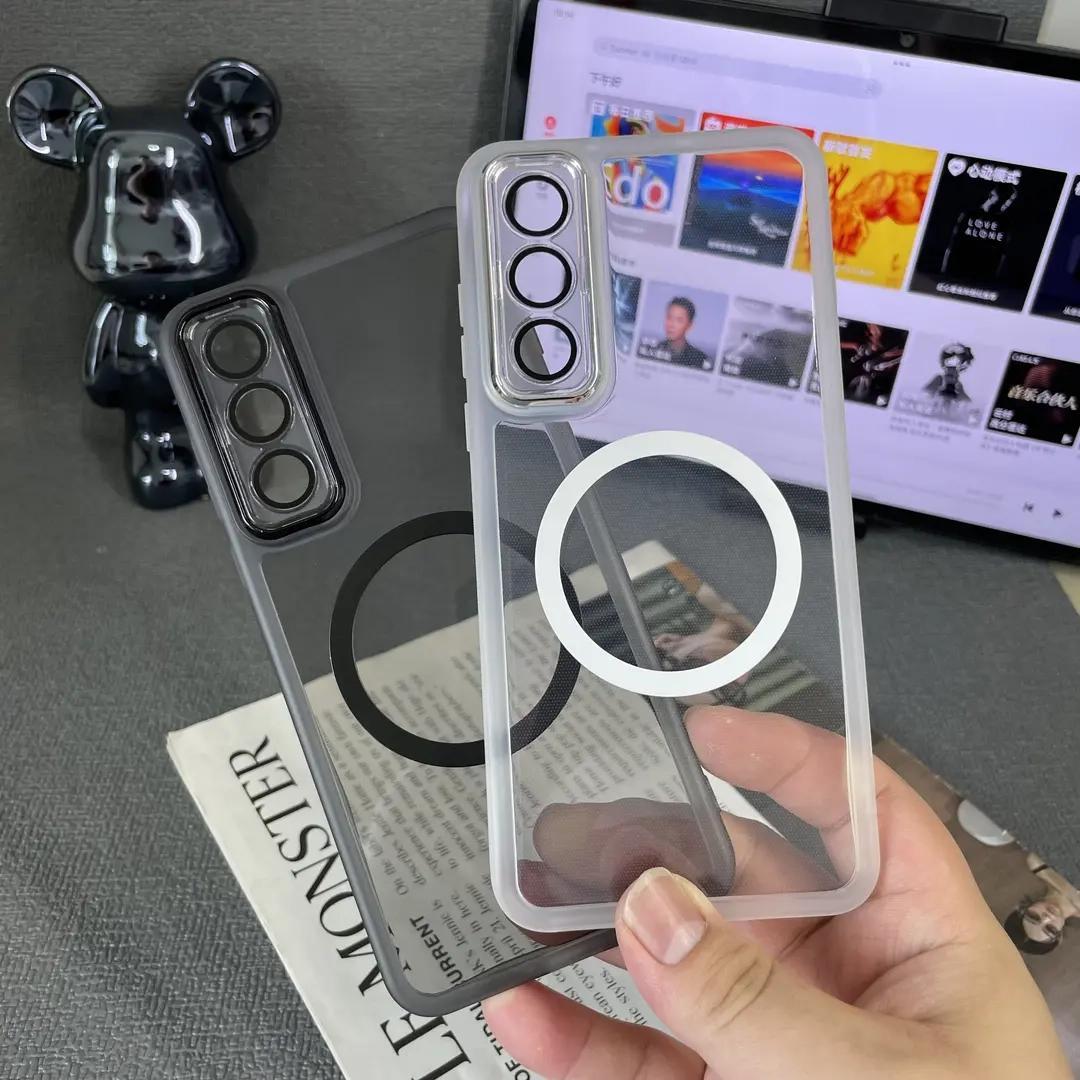 适用适用一加ACE5至尊版手机壳DIY引磁圈自带镜头膜全包防摔磁吸软壳