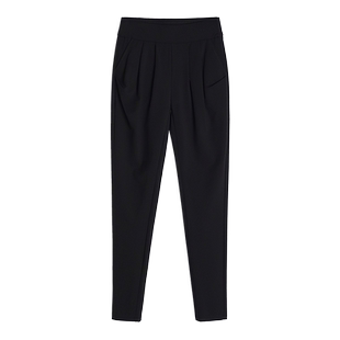 萝卜哈伦裤女秋冬2025新款加绒高腰显瘦小个子宽松女士休闲烟管裤