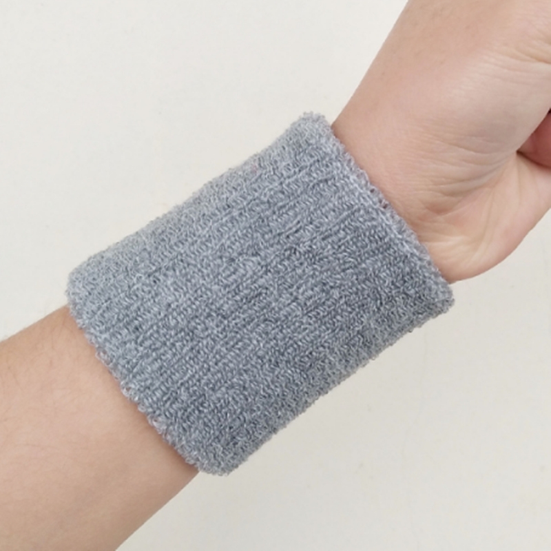 灰色运动擦汗护腕1个