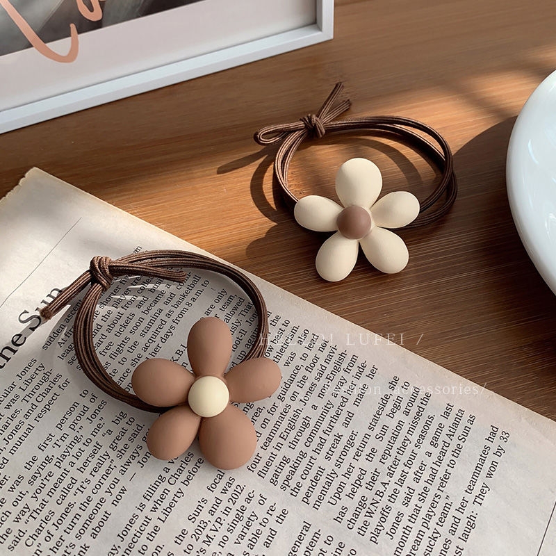 小清新简约花朵头绳2个头绳简约