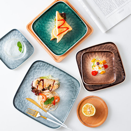 新轩家居西餐盘陶瓷意面盘牛排