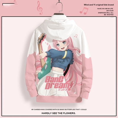 二次元周边卫衣外套男BanGDream!It'sMyGO千早爱音动漫连帽衫