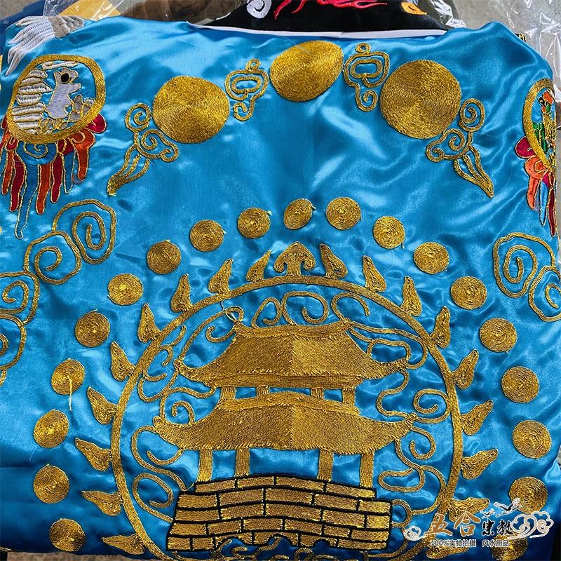 新款道具法衣仙鹤衣高功法衣道士服道袍仙鹤法衣道袍经衣绸缎刺绣