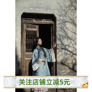 清汉女服装夏季晚清格格成人立领斜襟晋江少奶奶马面裙旅拍写真衣