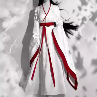 南北朝古装汉服女【花间令】2024新款鞠婧祎明星同款魏晋战国袍男