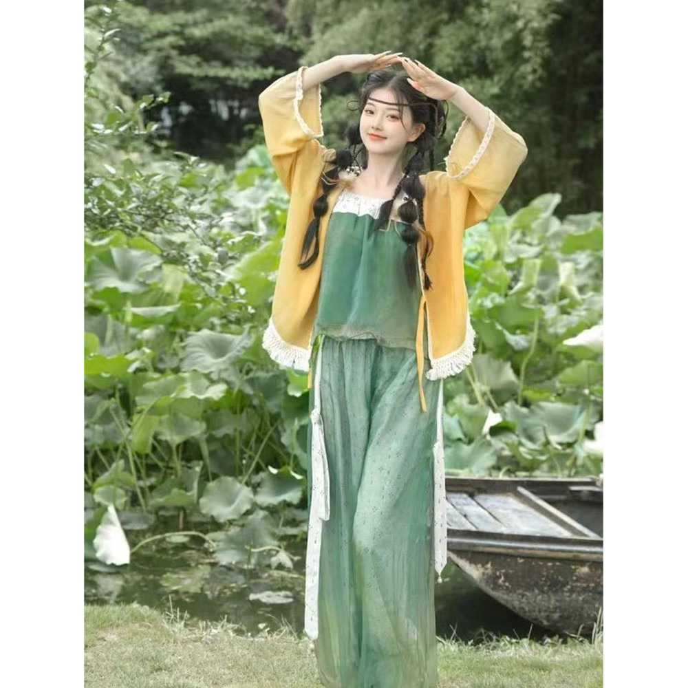 【官方推荐】汉元素汉服女三件套图片