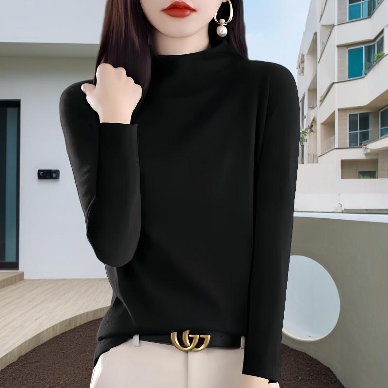 毛衣修身气质长袖新款针织衫