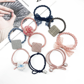 简约高弹新款 头绳女童扎头发橡皮筋可爱发圈发绳女饰品马尾辫发饰