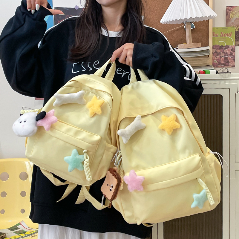 书包女ins风小众双肩包学生日系设计感迷你轻便百搭小型旅行背包