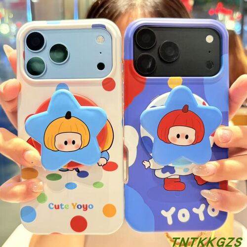 韩系YOYO酱磁吸防摔iPhone壳