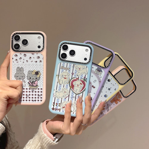 ins风小狗视窗防刮iPhone壳