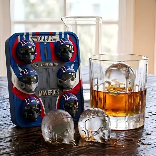 跨境新款Top Gun 40th Anniversary Ice Mold 40周年纪念冰模模具