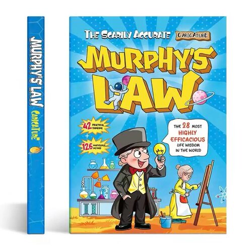跨境新品 Murphy's Law 墨菲定律漫画版英文版 儿童趣味科普绘本
