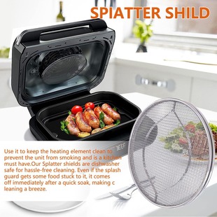 NINJA FG550 FOODI DG651 FG551空气炸锅配件防溅网板 BG500 适用