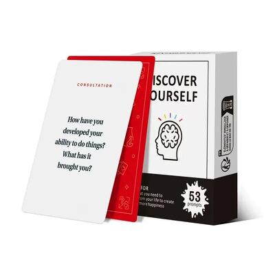2025新品跨境爆款桌游卡牌discover yourself寻找自我游戏卡牌