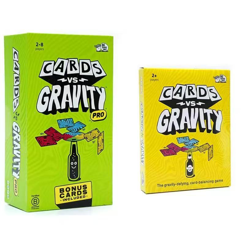跨境 Cards vs Gravity 反重力牌绿盒益智游戏卡家庭聚会桌面卡牌