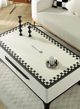 茶几桌布防水防油防烫免洗茶几垫客厅电视柜桌垫轻奢高级感餐桌垫