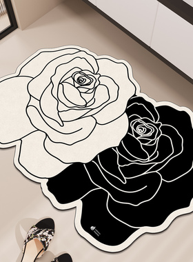 卫生间地垫浴室防滑吸水厕所门口踩脚垫卫浴洗手间专用地毯硅藻泥