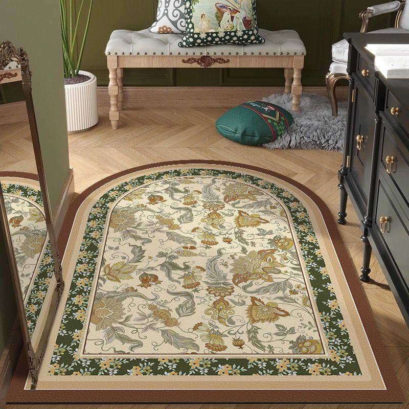 美式入户门地垫门口进门pvc脚垫耐脏可擦免洗家用皮革垫玄关地毯