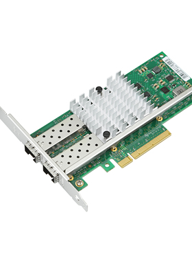 全新Intel X520-da12 SR PCIEX8单双10Gb万兆光钎网卡英特尔82599芯片服务器黑MAC网吧无盘平果群晖nasDELL