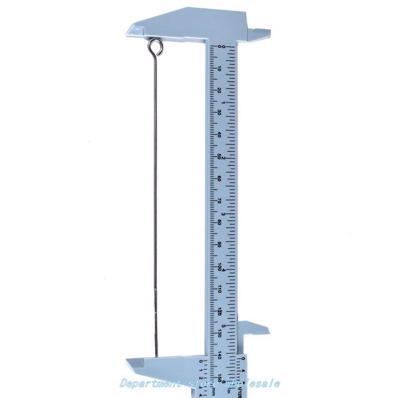 极速150mm Plastic Measure Vernier Caliper RuleQr For Permane