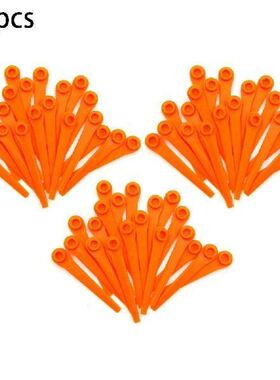 新品20 Pcs Lawn Mower Plastic Blades Grass TrimmTer Part Pla
