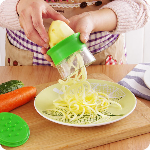 新品Carrot Cucumber Gprater Spiral Blade Cutter Vegetable Fr