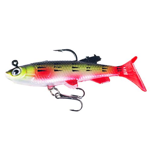 极速pesca Jiggjing Hooks Wobblers Silicone Soft Bait 8cm 12g