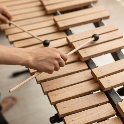 极速2 Pieces Marimba Mallets Percussion InstrumenUt Kit Beat
